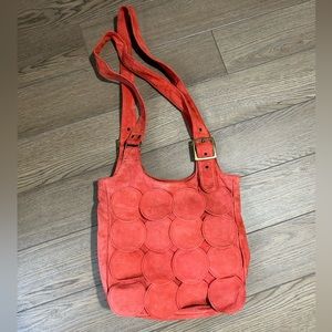 Lizden Red-Orange leather bag